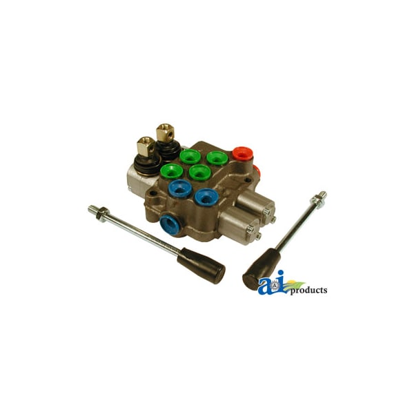Hydraulic Control Valve BSP, 2 spool 9" x6" x4"